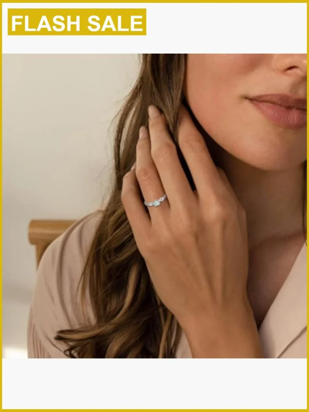 Sterling Silver Heart Opal Ring - Promise Engagement Ring for Women